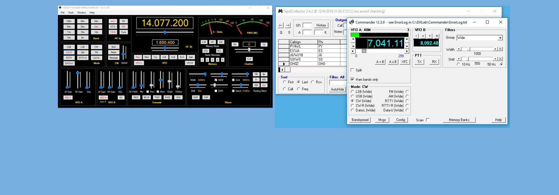 DX Lab - Win4IcomSuite for Icom Radios